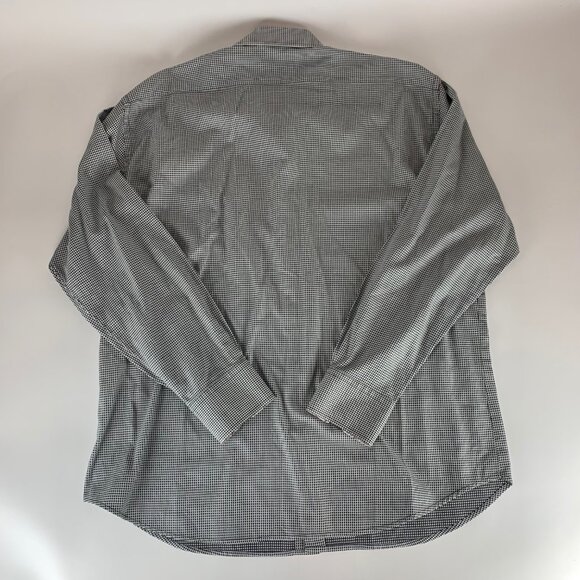 Robert Graham Black White Long Sleeve Button Down Shirt Mens 2XL - Picture 6 of 7